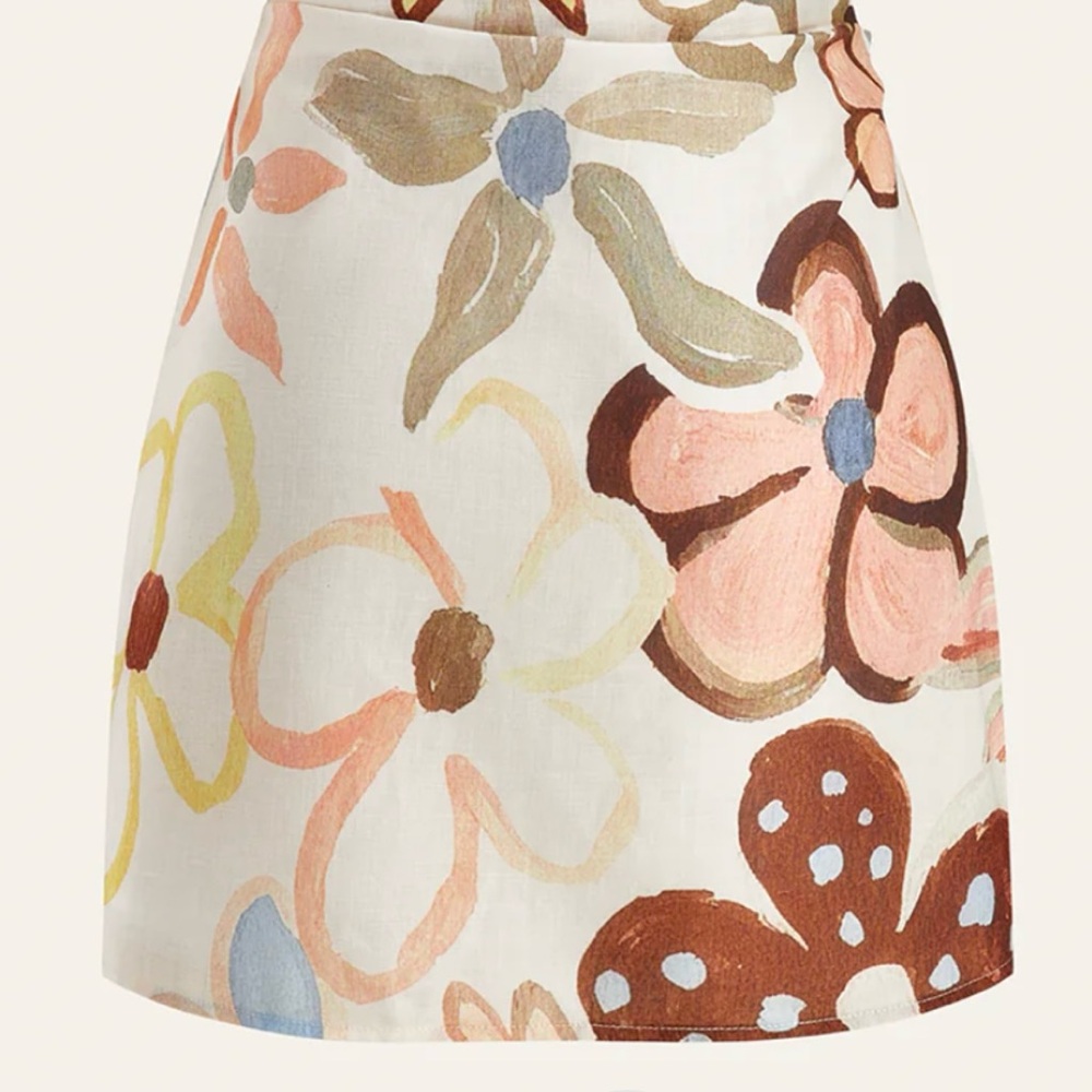 Commense Floral One Shoulder Dress - Multicolor - Picture 3 of 11